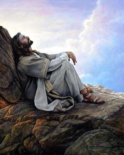 Aprs avoir jen 40 jours et 40 nuits Jsus a faim car il tait bien un homme semblable  nous. Satan lui suggre de se servir de sa puissance pour transformer une pierre en pai